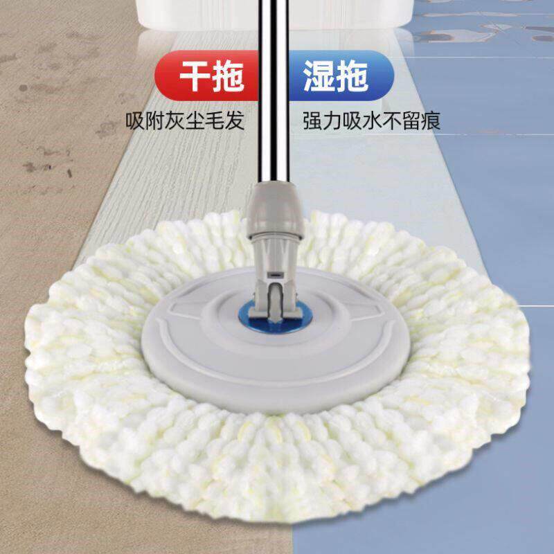 加大加厚家用旋转拖干湿两用免手洗平板拖把桶懒人拖地神器一拖净