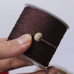 文玩线绳手串绳无弹力耐磨佛珠绳子编织手工玉线串珠手链穿珠子的