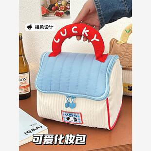 原创可爱小屋ccd拍立得相机收纳包女外出便携微单单反手提收纳包