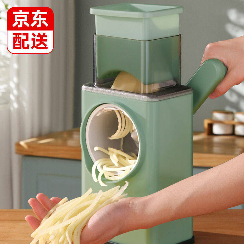 逸居客多功能切菜器暴风手摇滚筒土豆丝刨丝器胡萝卜切片蔬菜切丝
