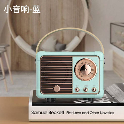 似画中人创意复古蓝牙音箱无线迷你低音便携小音响收音机蓝牙音箱