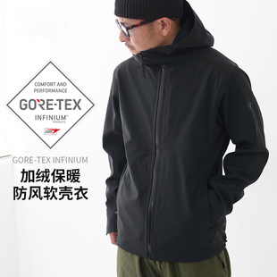 正品 6614 现货始祖鸟防风软壳衣抓绒Sawyer冲锋衣外套男Arcteryx