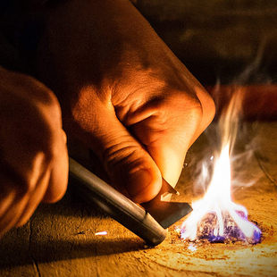 备 Striker野外打火棒便携户外露营求生生火取火器荒野装 UCO Fire
