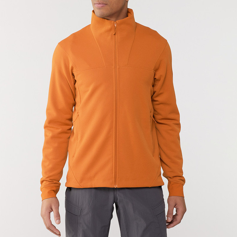 现货始祖鸟抓绒衣大码休闲立领夹克卫衣外套男款Rethel 6480 6518