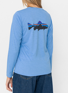 Patagonia C1女款速干排汗户外运动凉感长袖夏季T恤45175 45205