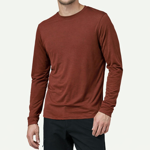 巴塔Patagonia Capilene Cool Merino羊毛速干长袖内衣男款 44550