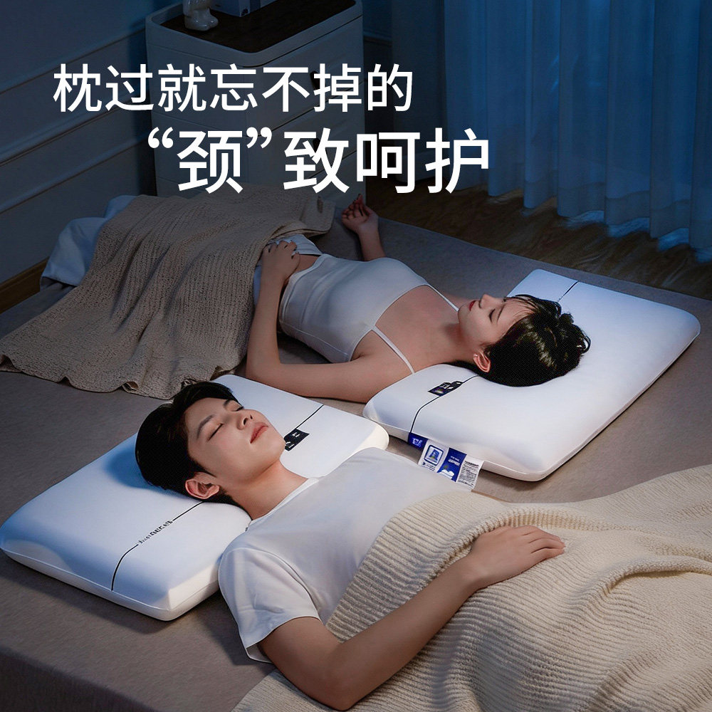 深度睡眠记忆棉枕头科学护颈椎成人慢回弹A类枕家用酒店情侣对枕