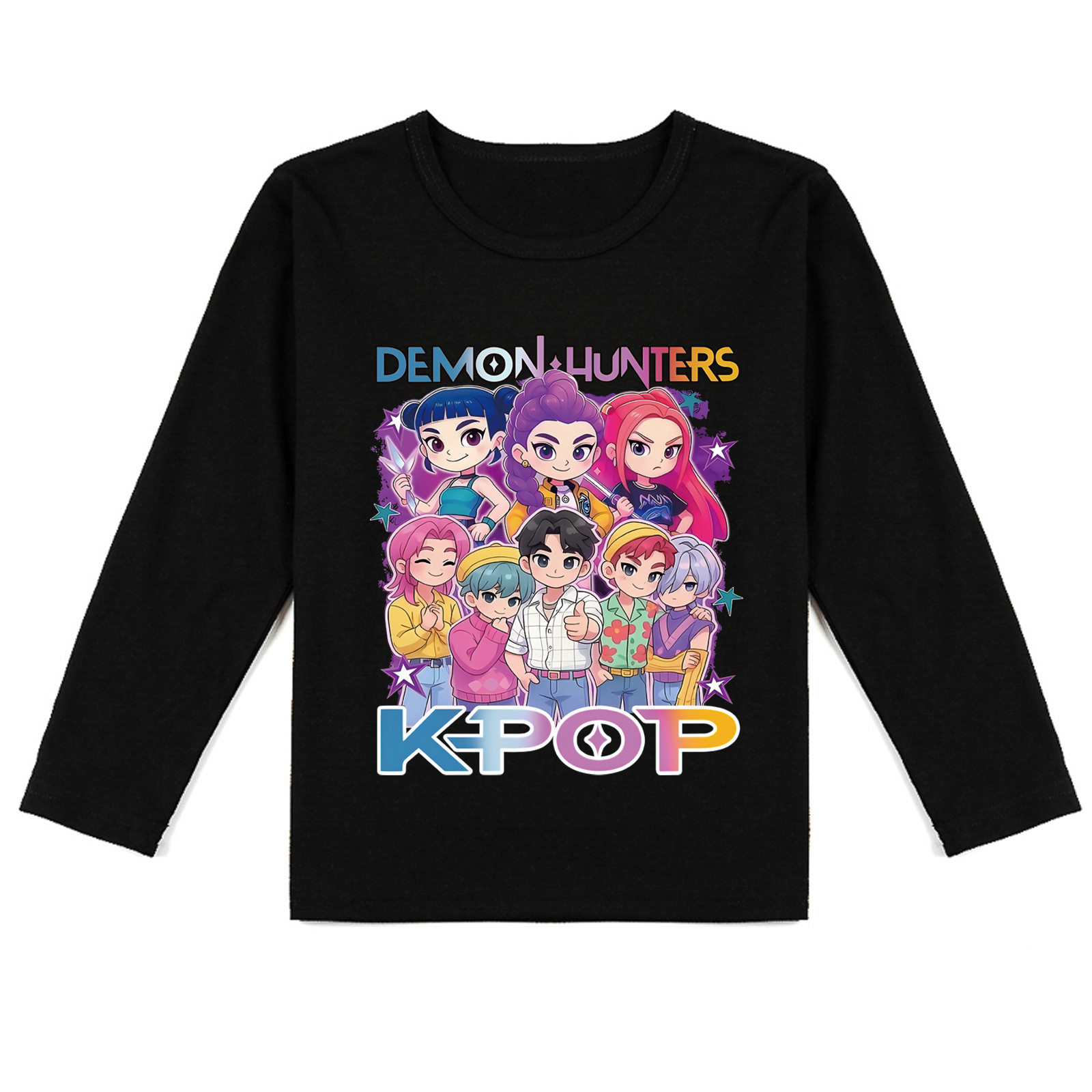 儿童纯棉长袖衣服猎魔女团中大童潮流T恤秋冬新款百搭上衣打底衫,童装/婴儿装/亲子装,T恤,淘宝优惠券,粉丝福利购,淘宝优惠卷