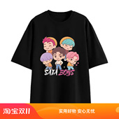上衣卡通kpop猎魔男团女团周边夏装 儿童短袖 纯棉夏季 2025新款 半袖