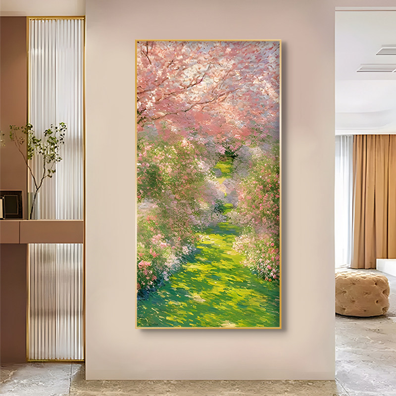 莫奈花园客厅入户玄关装