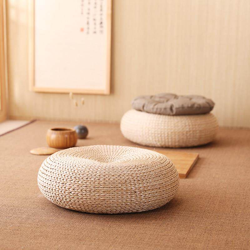榻榻米蒲团坐垫藤编垫子