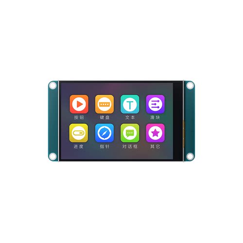 串口屏3.5小尺寸电阻触摸淘晶驰