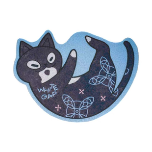 白隙×ROSYDOEDIAN｜下巴颏超大尺寸丝圈地垫家门口防滑可爱地