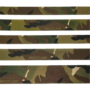 正品Multicam进口尼龙迷彩消光防IR功能性印染织带