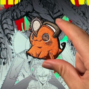 星星精品原创臂章高品万针刺绣魔术贴士气章 心脏 电次君