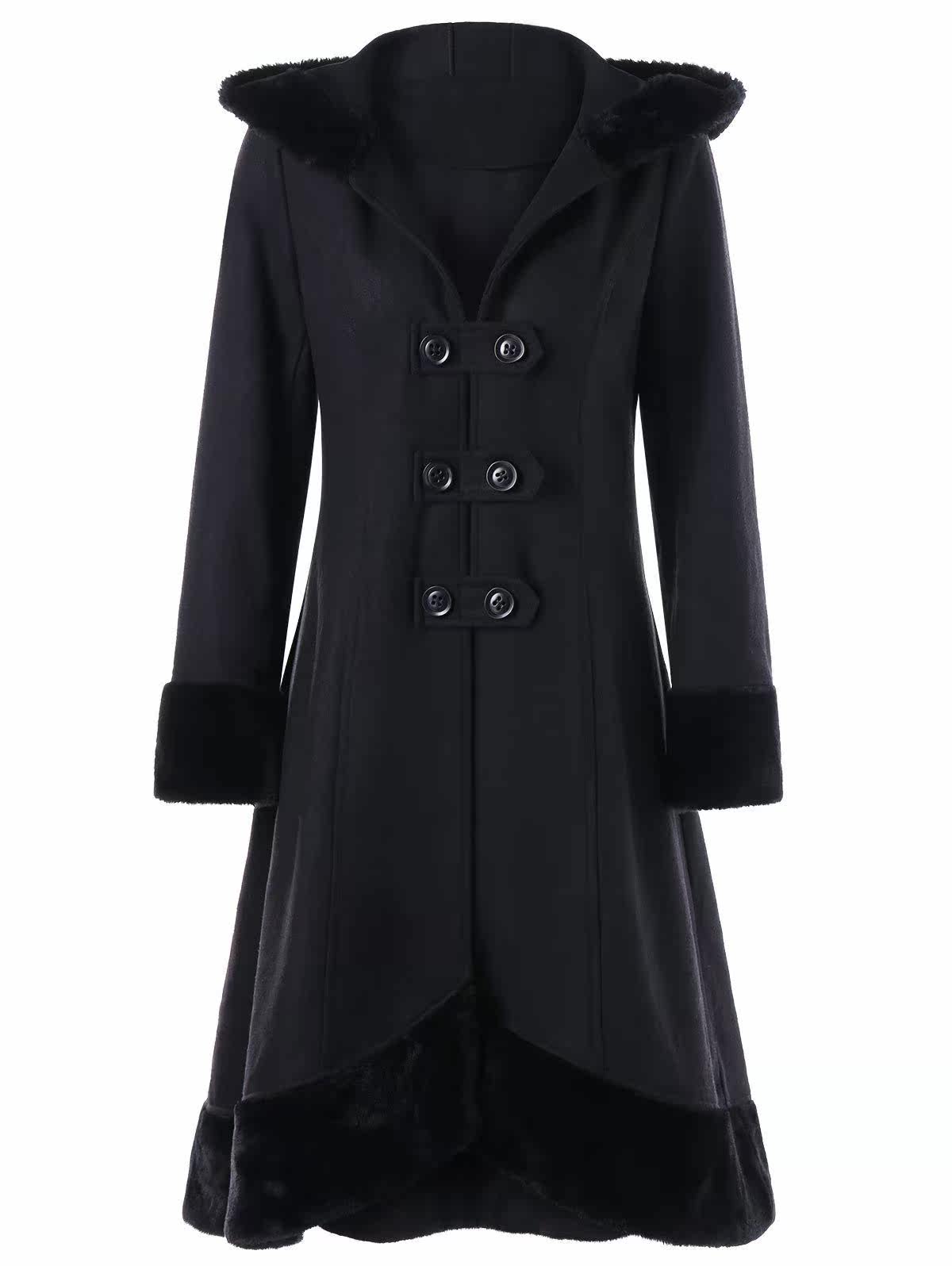 Plus Size Hoody Winter Wool Coat Women Long Outwear Overcoat|ruв категории Женская одежда, шерстяные пальто - от Buy2taobao.com для оказания профессиональной услуги покупки агента Taobao