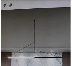 创意前卫几何样板极简LED餐厅吊灯后现代吧台三角形吊灯房圆形