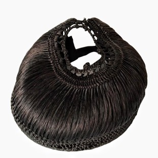 道家用品道士八卦帽庄子巾高功假发马尾发套马尾帽莲花冠手工帽子