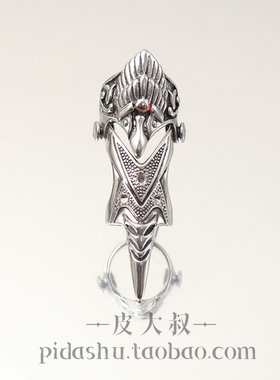 赛博朋克风戒指个性摇滚关节指环