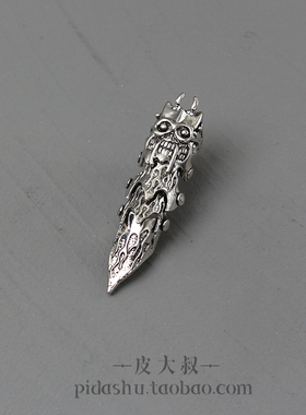 克风摇滚关节合金长戒指