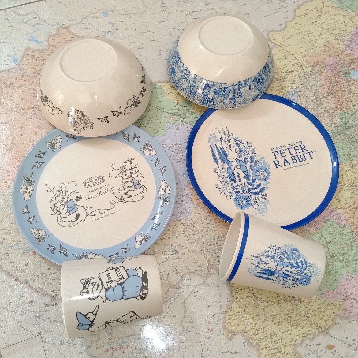 英式田园风密胺餐具 儿童防摔可爱卡通彼得兔餐盘果汁牛奶杯套,模玩/动漫/周边/娃圈三坑/桌游,动漫水杯/居家/百货,淘宝优惠券,粉丝福利购,淘宝优惠卷