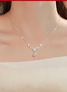 StarRayS999纯银麦穗项链新款