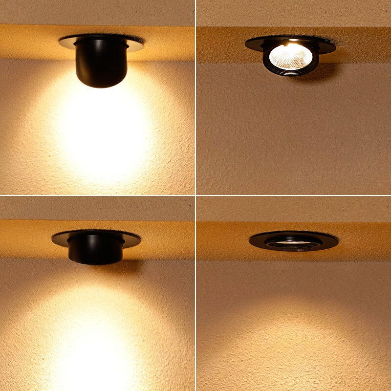 一极喜光led射灯COB店铺商用象鼻灯嵌入式家用筒灯天花灯客厅吊顶