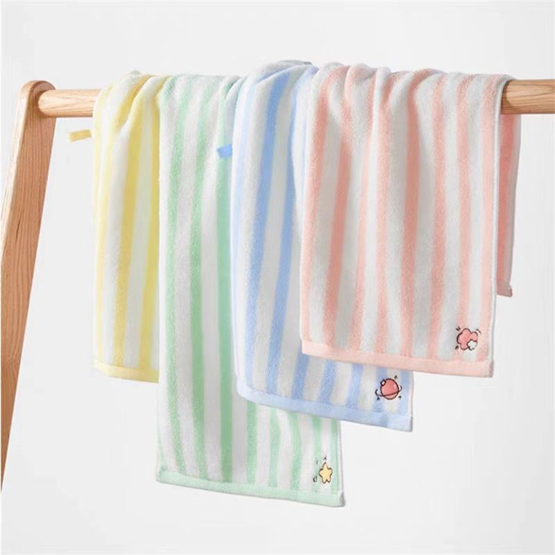 洁玉纯棉柔软吸水卡通小毛巾