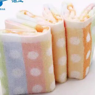 纯棉柔软吸水家用面巾洗脸巾FA04 011T 洁玉全棉宝宝儿童毛巾 正品