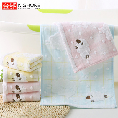 金号a类双层卡通柔软吸水大毛巾