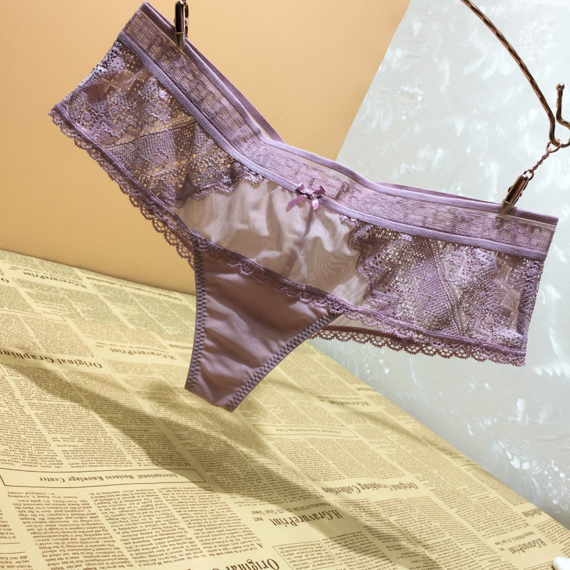 女士丁字裤T裤蕾丝性感女内裤