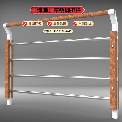 定制304不锈钢天桥护栏 桥梁河道不锈钢复合管护栏防撞栏杆厂家