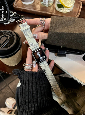 IAMYEE喜马拉雅dirty fit丹宁表带适用applewatch789S10iwatchS11