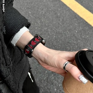 IAMYEE原创设计乌梅夹心表带适用applewatch56789S7S8S9S10iwatch