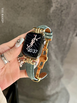 IAMYEEApplewatch牛仔表带
