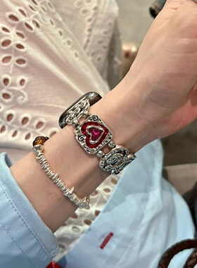 IAMYEE日杂珐琅多巴胺表带适用applewatch3456S7S8S9S10iwatchS11