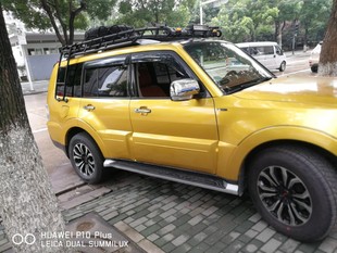 V97 V93 V87不锈钢免横杆 行李架车顶框V73 适配新帕杰罗V93改装