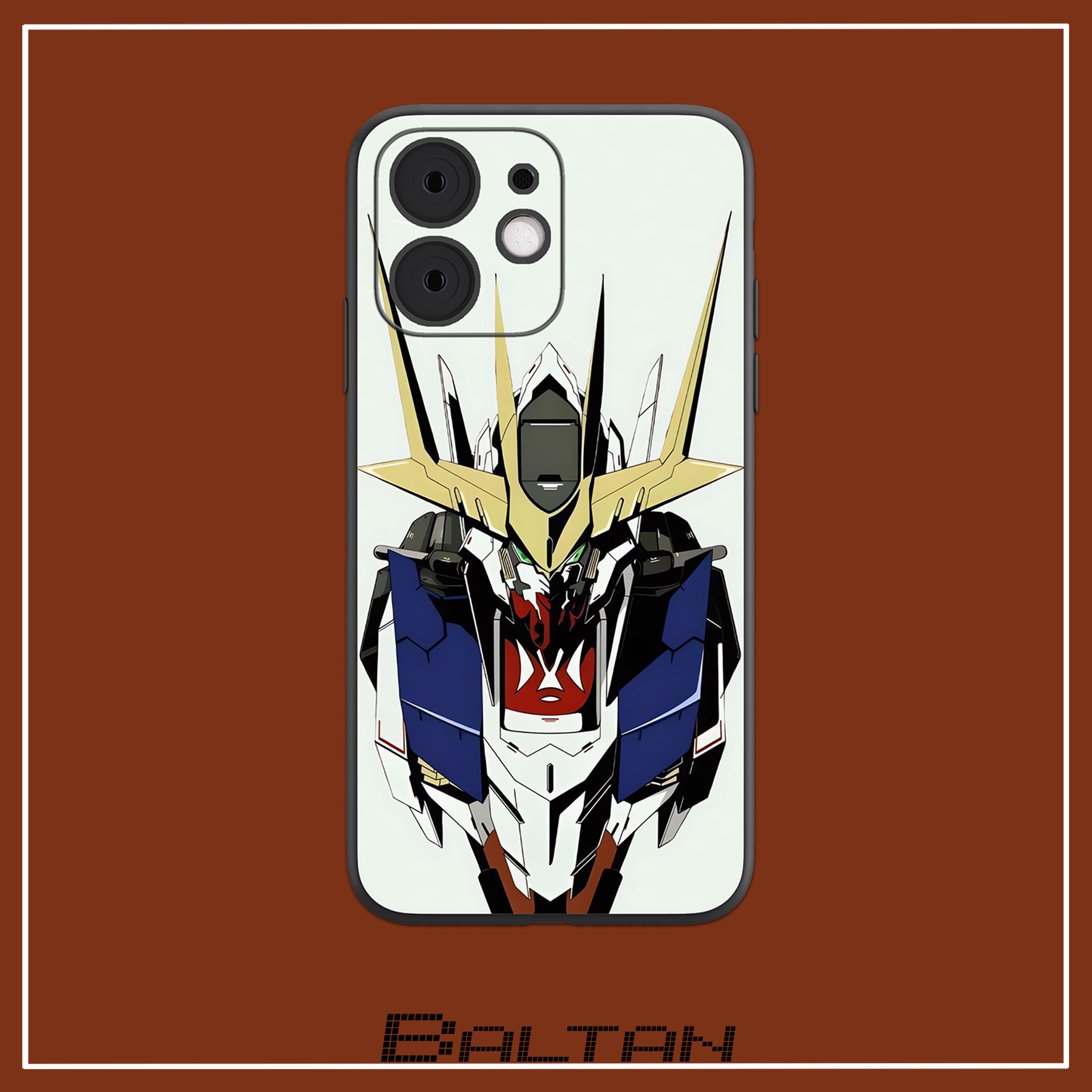 简约风铁血的奥尔芬斯巴巴托斯高达手机壳适用于苹果17pro男生用小米17动漫iPhone 16红米k80防摔华为pura70u