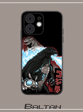 漫画风机械哥斯拉魔斯拉手机壳适用于iPhone17proma华为mate60全包pura80小米15红米note12三星s25+苹果16