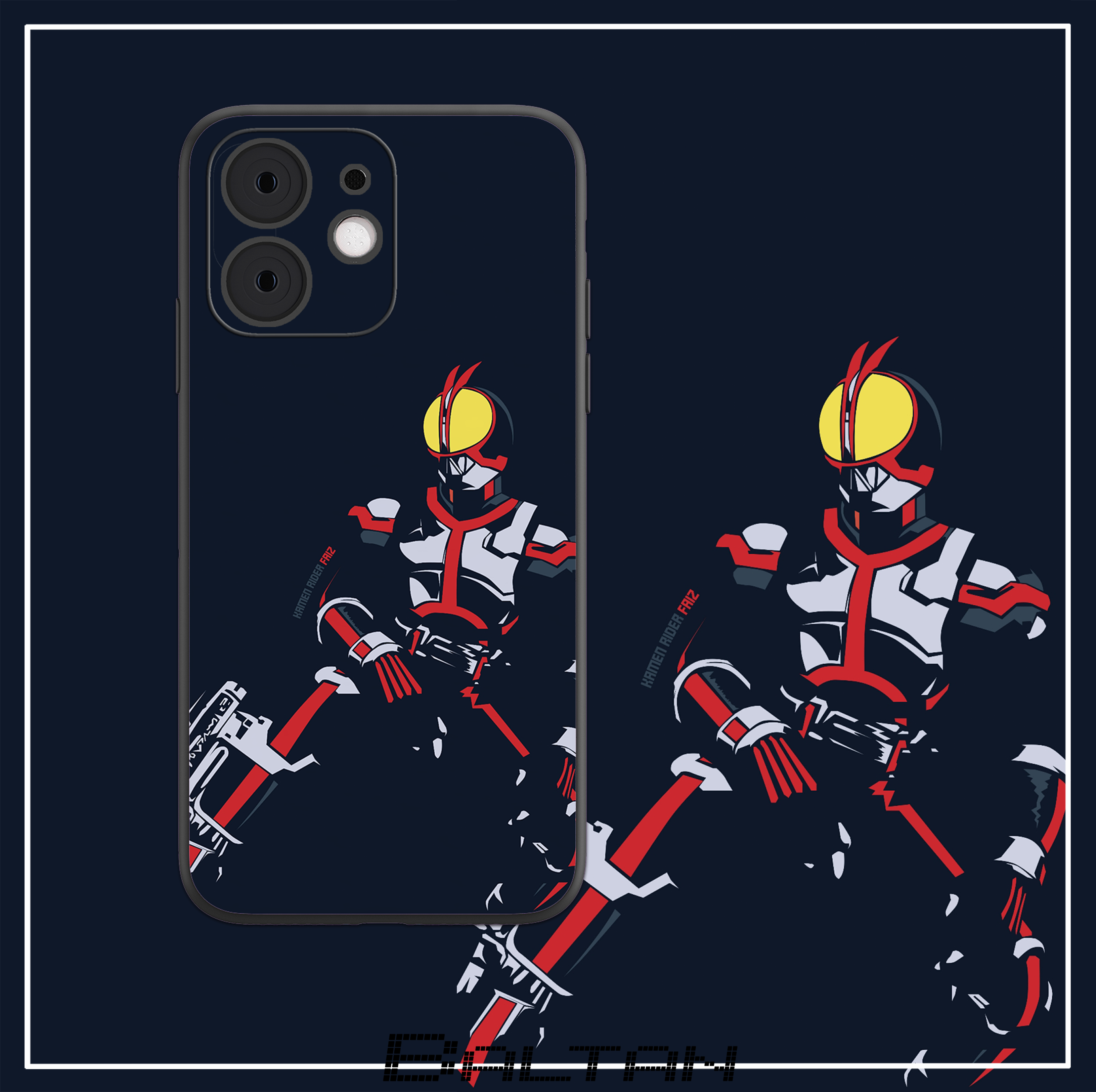假面骑士faiz手机壳适用于苹果11proiPhone13xsmax华为p50p小米12
