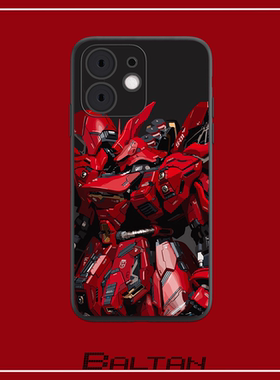 动漫MSN-04沙扎比高达机动战士手机壳适用于iPhone17promax小米17苹果16卡通华为mate70/nova12红米note12t