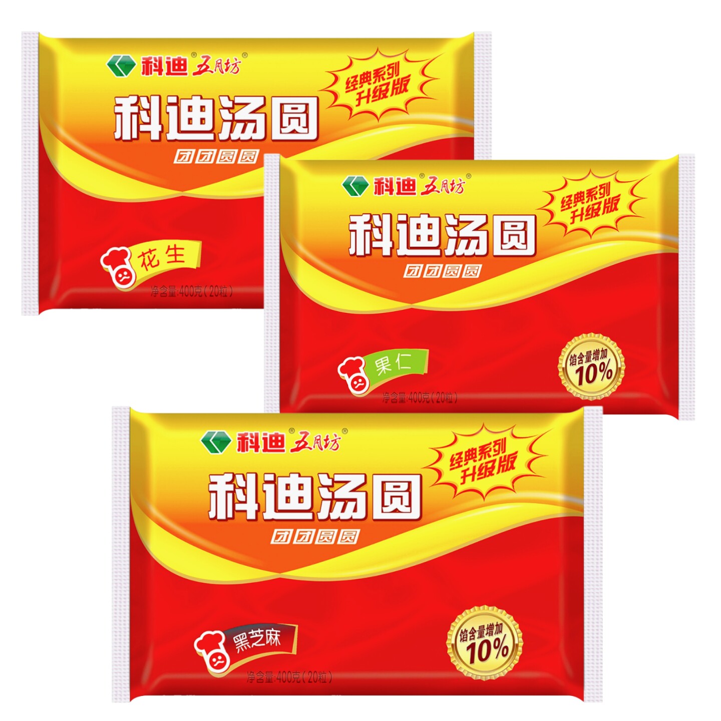 科迪五月坊汤圆400克经典汤圆