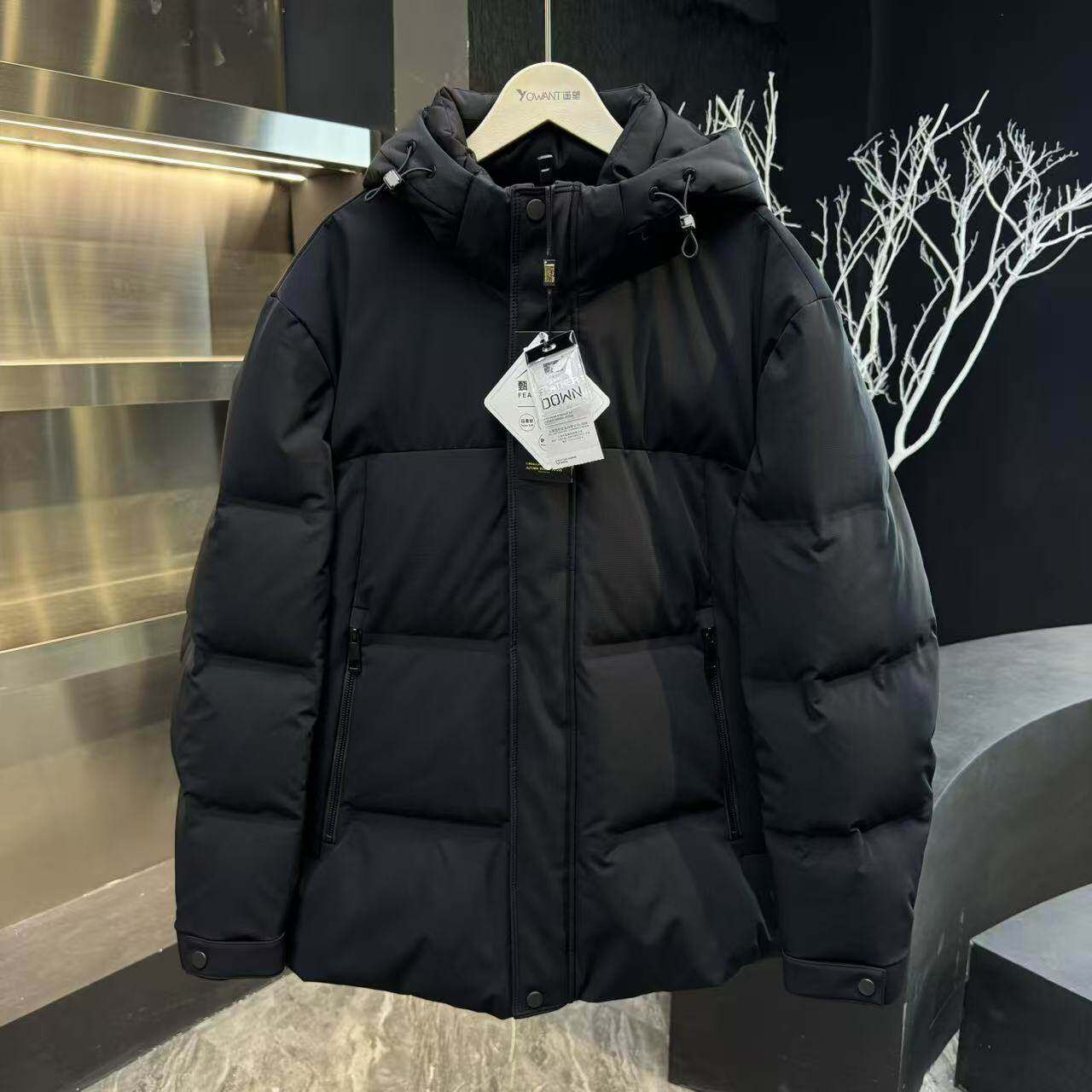 【大美专享】男士连帽羽绒服秋冬季羽绒外套8520