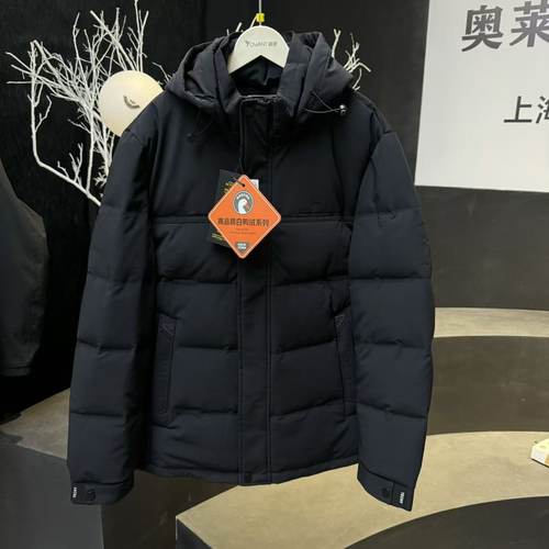 男士连帽羽绒服秋冬季羽绒外套6831