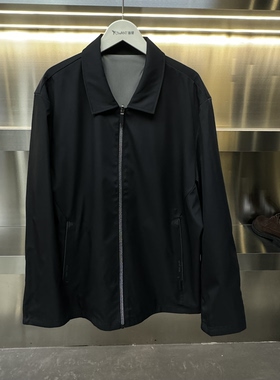 【泡芙专享】男士休闲双面穿商务翻领行政夹克K91