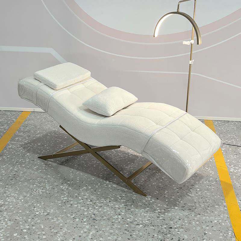 2025新款S型美睫床美容床美甲洗脸采耳美睫纹绣纹身美容院专用床