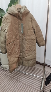 雪丹枝撤柜长款羽绒服