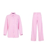 式 外套1251O20SX4 新品 樱花粉丹宁衬衫 超能小太阳 婉甸2026春季