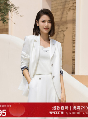 婉甸2025黑白双色毛织背心百搭风针织衫1241W33XS4YX