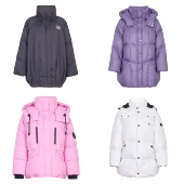 超能小太阳 婉甸25年冬季 新品 一手长羽绒集合 黑色中长款 连帽女